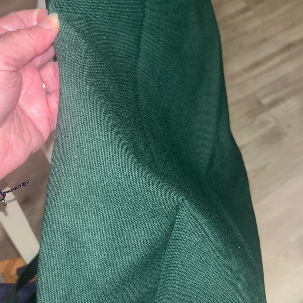 Trader Joe's Canvas Tote Bag Green NWOT - Picture 3 of 4
